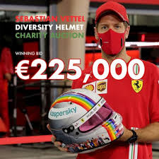 Er startet seit 2007 in der formel 1 und gewann dort in der saison 2010 als zweiter deutscher nach michael schumacher und bislang. Sebastian Vettel Diversity Helmet Charity Auction Tom Hartley Jnr