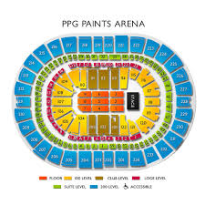 2 Ppg Paints Arena Seating Chart Classical Pittsburgh