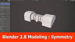 Blender 2 8 Complete Beginners Guide To 3d Modelling A Scene Blender 2 8 Modeling Beginner Tip Symmetry Mirror In 2020 Blender Tutorial Symmetry Blender
