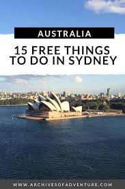 15 Free Things To Do In Sydney Sydney Travel Visit Sydney Australia Travel
