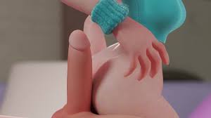 Callie y Marie frotando la polla en el porno animado de Splatoon