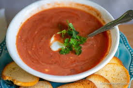 Easy Tomato Soup Afewshortcuts Recipes Tomato Soup Recipes Best Tomato Soup Tomato Soup Easy