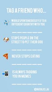 Instagram Story Template Tag That Friend Who Relates To These Scenarios A Fun Little Way To Shoutout Your Friends