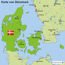 Ausländer mit wohnsitz in „gelb oder „orange. Stepmap Danemark Landkarte Landkarte Fur Danemark