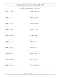 Pin By Makayla Berlin On Tutoring Worksheets In 2020 Subtracting Decimals Decimals Worksheets Free Printable Math Worksheets