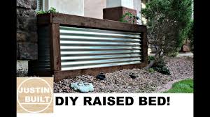 See more ideas about corrugated metal, rustic house, corrugated. Diy Corrugated Metal Raised Bed Youtube