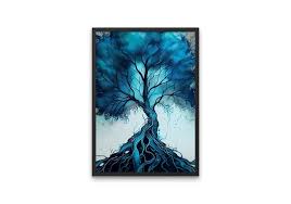 Tablou Canvas Sufletul Copacului Albastru – The Print Studio