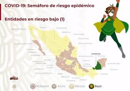Tras ocho semanas en semáforo rojo, la ciudad de méxico pasará a naranja ante una tendencia a la baja en hospitalizaciones. Campeche Se Convierte En El Primer Estado Con Semaforo Verde De Covid En Mexico La Mitad Del Pais Ya Esta En Amarillo