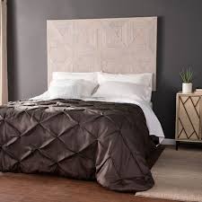 Striking design choices with reclaimed wood planks. Queen King Loumont Reclaimed Wood Wall Mount Headboard White Aiden Lane Target
