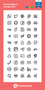 Download Social Media Contact Info Icon Pack Available In Svg Png Eps Ai Icon Fonts In 2020 Social Media Icons Free Social Media Icons Vector Social Icons