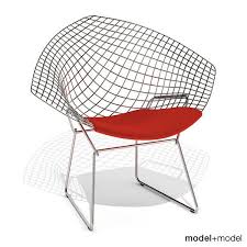 Via Turbosquid Bertoia Diamond Chair Fauteuil Knoll Fauteuil