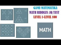 Math Riddles Iq Test Level 1 Level 100 With Answer Youtube