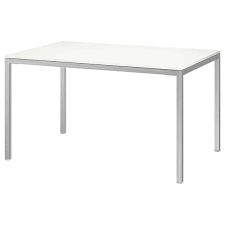 Torsby Table Chrome Plated High Gloss White Ikea In 2020 High Gloss White Chrome Plating Ikea