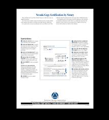 • the notary's signature (exactly as commissioned); Nevada Copy Certification By Notary Nna
