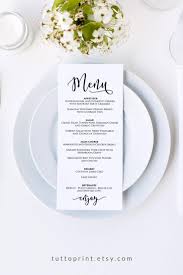 See more ideas about wedding menu cards, wedding menu, menu cards. Wedding Menu Printable Template Dinner Party Printable Etsy Dinner Party Themes Wedding Menu Cards Dinner Party Menu