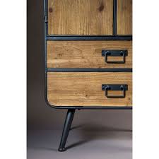 Maison & meubles armoires | buffets 2 résultats pour 'buffet bois métal'. Buffet Haut Vintage Bois Et Metal Gin Dutchbone Drawer
