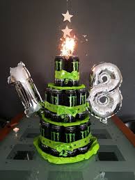 Monster Energy Torte Geburtstag Geschenke Selber Machen Monster Energy Drinks Torten Basteln
