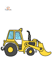 Landwirtschaft #ausmalbilderzumausdruckenlandwirtschaft tractor coloring pages Malvorlage Mit Ein Gelber Traktor Kostenlos Drucken Und Online