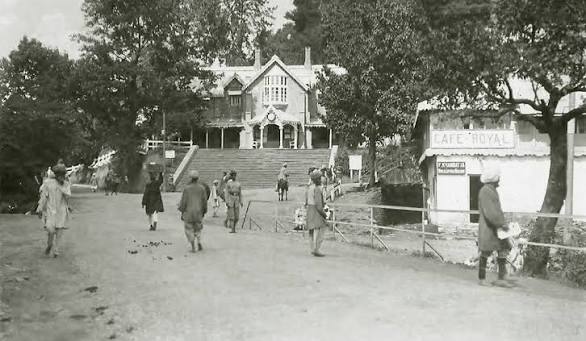 MallRoad Murree British India now Pakistan in 1920