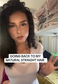 Natalie Straight Hair Video