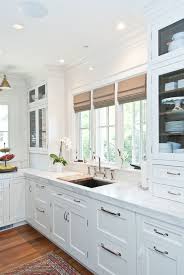 Love The Mission Style Cabinet Look Simple Also The Brushed Nickel Hardware Kitchen Window Design Stylish Kitchen Home Decor Kitchen