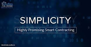 The platform generates smart contracts and. Simplicity For Creating Highly Promising Sophisticated Smart Contracts In 2021 Blockchain Blockchain Technology Contract