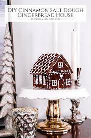 Diy Cinnamon Salt Dough Gingerbread House Recipe Ginger Bread House Diy Christmas Decor Diy Gingerbread House Designs
