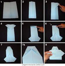 On the top of the front page of the card cut a line about 3 cm. Origami Shirt