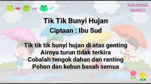Maybe you would like to learn more about one of these? Lagu Titik Bunyi Hujan Diciptakan Oleh
