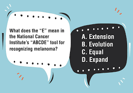 Certain diseases, such as diabetes, also increase risk. What Does The E Mean In The National Cancer Institute S Abcde Tool For Recognizing Melanoma Ons Voice