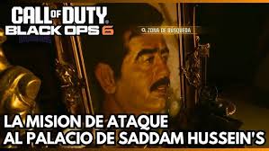 La Mision de Ataque al Palacio de Saddam Hussein's COD Black ops 6 en  español Latino