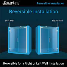 4.6 out of 5 stars 10 ratings. Unidoor 53 61 Hinged Shower Door Dreamline