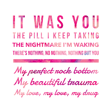 S To The I To The M To The P Lyrics You Punched A Hole In The Wall And I Framed It True Love Lyrics Pink Lyrics Cool Lyrics