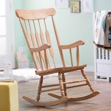 Belham Living Wood Nursery Rocker Natural From Hayneedle Com Rocking Chair Nursery Nursery Rocker Wood Nursery