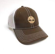 Timberland Trucker Cap Snapback Brown White Mens Hats For Sale Hats For Men Trucker Cap