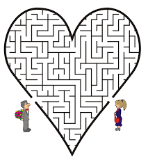 See more ideas about embroidery patterns, coloring pages, valentine coloring pages. Valentines Day Coloring Pages Holiday Easy Valentines Maze Printable 2021 0961 Coloring4free Coloring4free Com