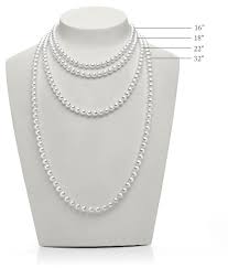 How to measure pearl necklace length. Mikimoto Akoya Pearl Necklace 20 Inch Matinee Strands