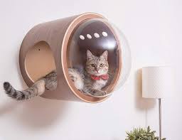 Furniture Meets Cat Lovers For Modern Designs That Help You Perfect Your Work Pet Balance Yanko Design Designer Cat Beds Innovative Pet Products Cat Bed