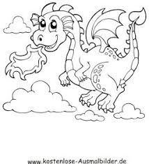 Ausmalbild Feuer Spuckender Drache Drachen Zum Ausmalen Malvorlagen Tiere Drachenzeichnungen