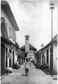 Lorong Masjid Ampel Waktu Lampau Indonesia Ilustrasi Zaman Dulu Belanda