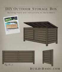 This is an easy way to build by yourself or with a helper. Build A Diy Outdoor Storage Box Build Basic