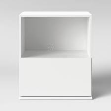 We've compiled a list of our favorite small nightstands to help you decide which will be best for your bedroom. 1 Drawer Modular Nightstand White Room Essentials Target