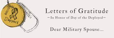 Staff at a&frcs 1) provide counseling to service members, veterans, and family members on. Letters Of Gratitude Letters To Military Spouses R Riveter