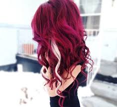 Red And White Hair 3 Hair Color Burgundy Burgundy Hair Maroon Hair