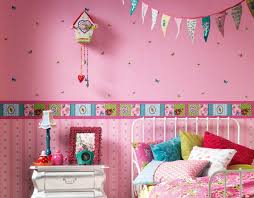 Tapete Kinderzimmer Gross Und Klein Verliebt Sich In Solche Wande Tapete punkte und kreise pink rosa gelb türkis.