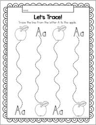 Trace, find, color alphabet activity. Free Preschool Letter Tracing Worksheets Letter A Fine Motor Skills Alphabet