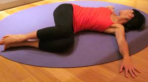 See clear beautiful yoga positions. Supine Spinal Twist Supta Matsyendrasana Yoga Pose