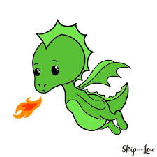 Learn how to draw a flying dragon step by step easy. How To Draw A Dragon Skip To My Lou