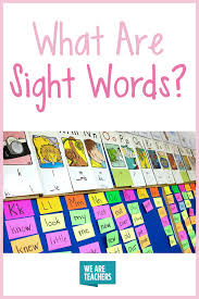 Sight word recognition improves both fluency and comprehension. What Are Sight Words Get The Definition Plus Teaching Resources