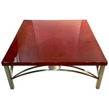 Maybe you would like to learn more about one of these? Designer Square Cocktail Table Padauk And Stainless Steel For Sale At 1stdibs